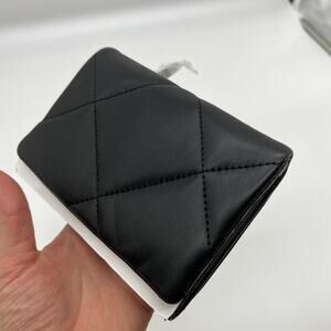 Vince Camuto Doty Wallet	Black Leather Size Small